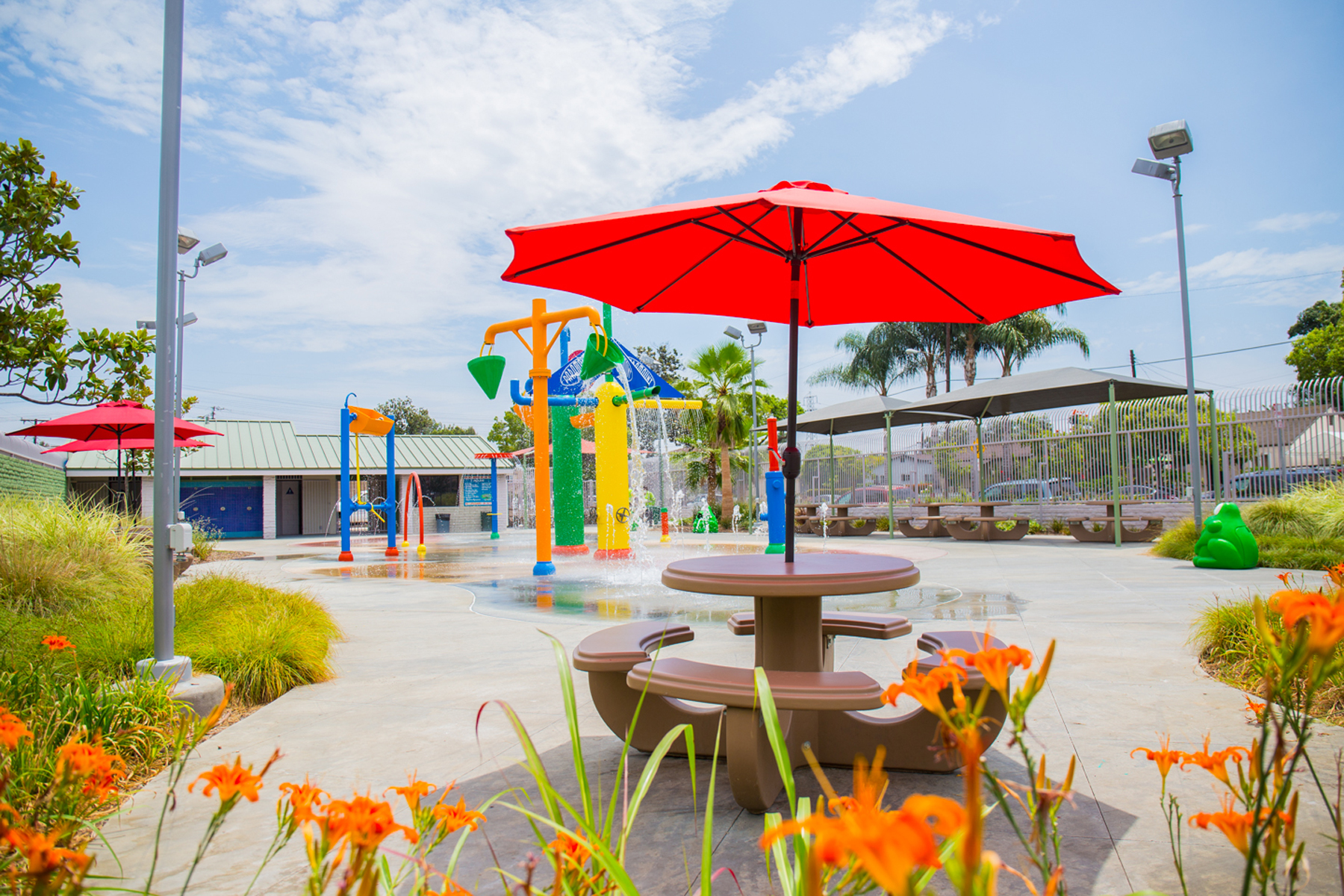 Orange Splash Pad
