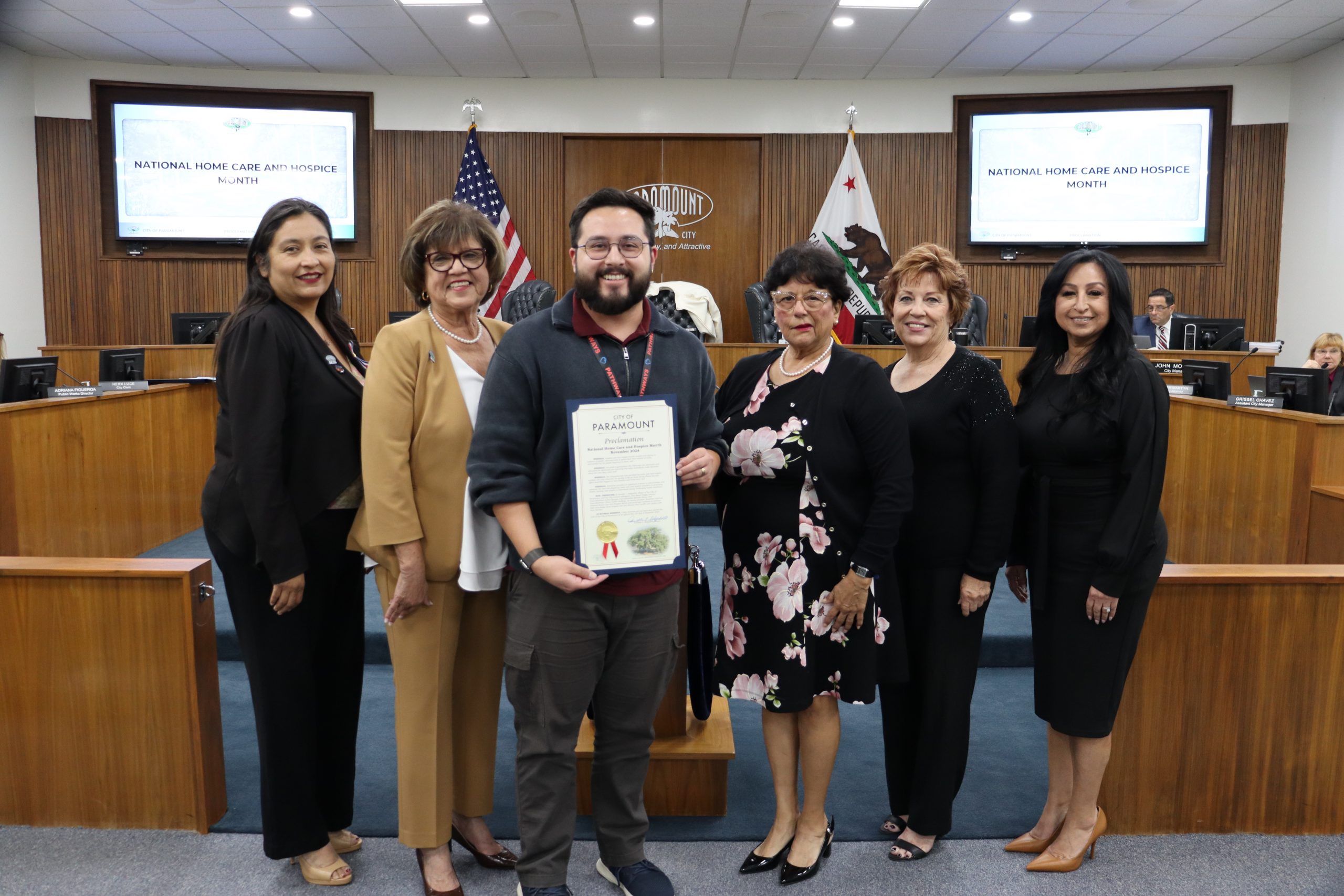 Paramount Proclaims November as National Home Care and Hospice Month
