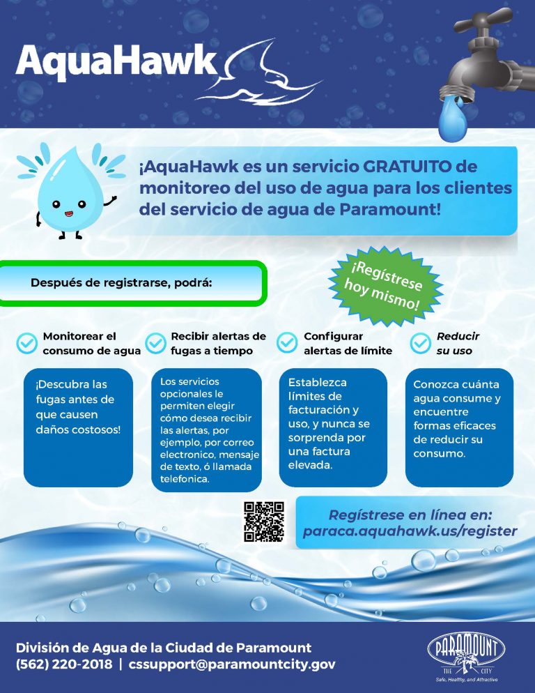 AquaHawk Flyer - Spanish